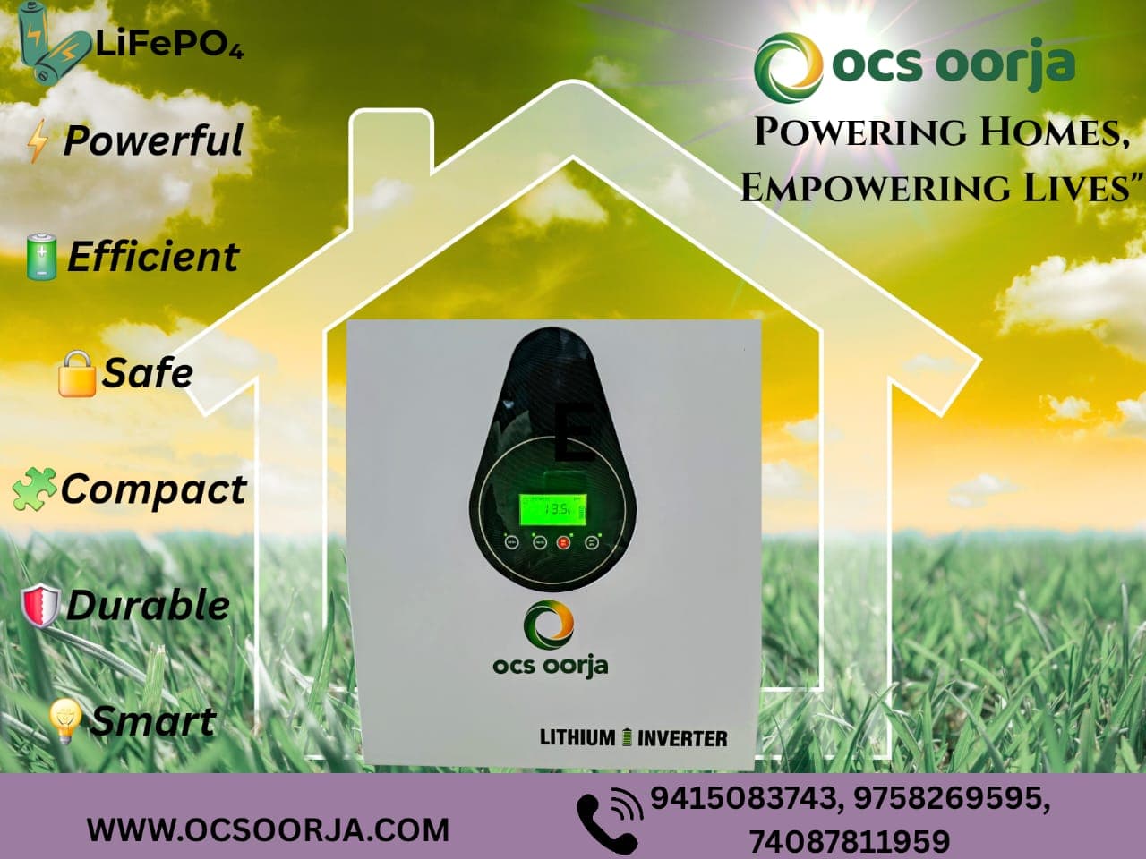 Lithium Inverter OCS-LI-1000